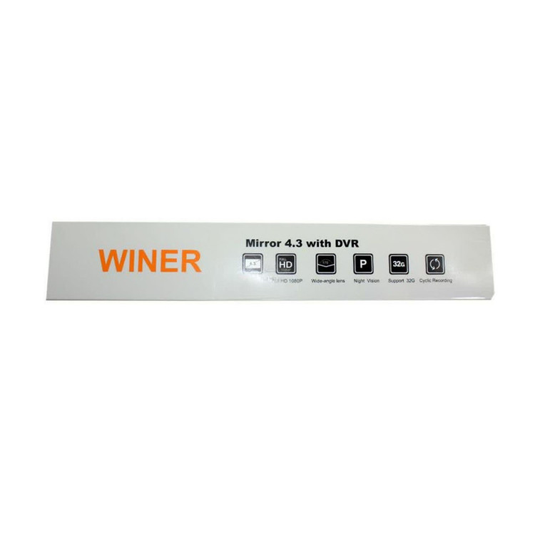 آینه مانیتور دار خودرو دوربین دنده عقب وینر مدلr420
