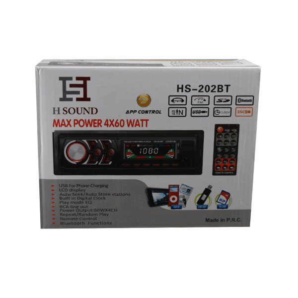 پخش کننده خودرو اچ ساند مدل HS202BT