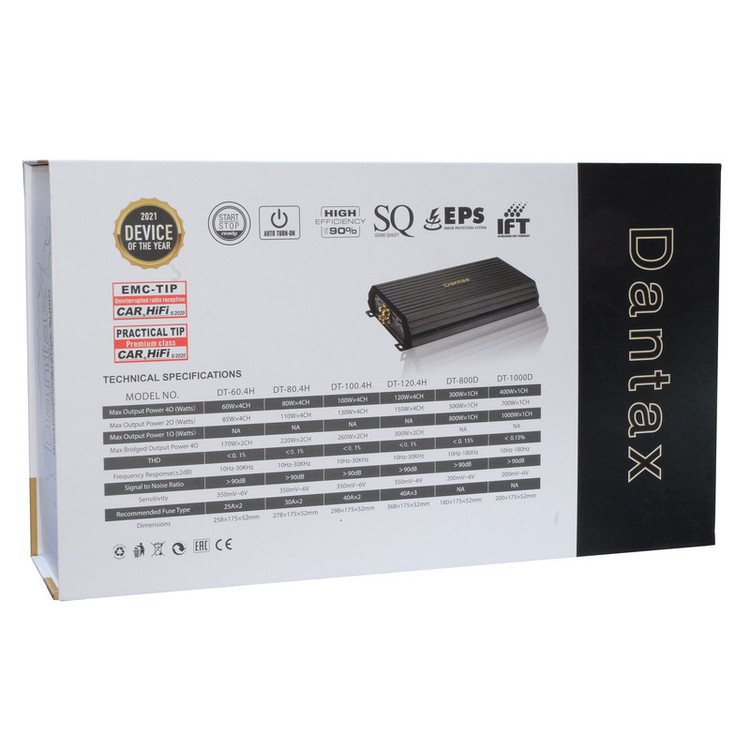 آمپلی فایر خودرو دنتکس مدل DT-80.4H