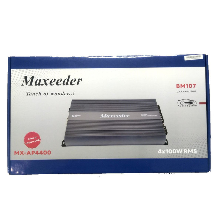 آمپلی فایر خودرو مکسیدر مدل MX-AP4400 BM107