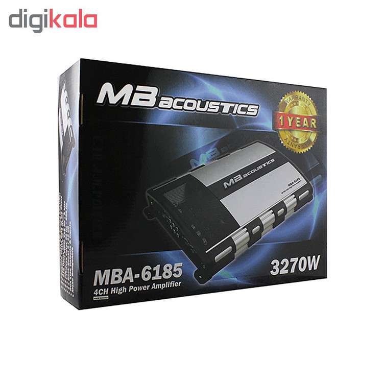 آمپلی فایر خودرو ام بی آکوستیک مدل MBA-6185