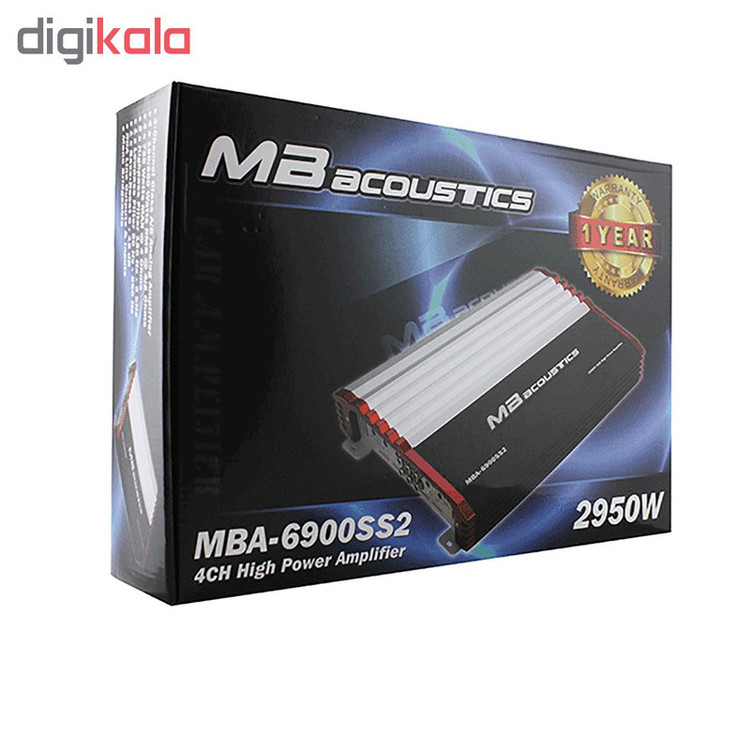 آمپلی فایر خودرو ام بی آکوستیک مدل MBA-6900SS2
