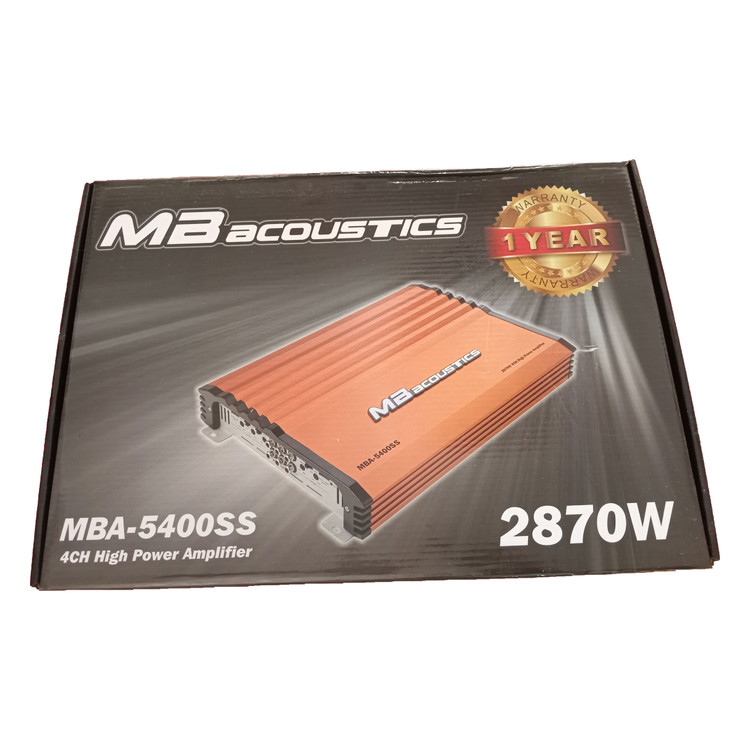آمپلی فایر خودرو ام بی آکوستیک مدل MBA-5400SS