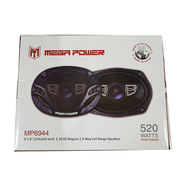 اسپیکر خودرو مگاپاور مدل mp-6944 بسته دو عددی