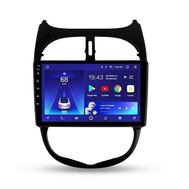 مانیتور اندروید پژو 206 مدل T3L برند شیائومی