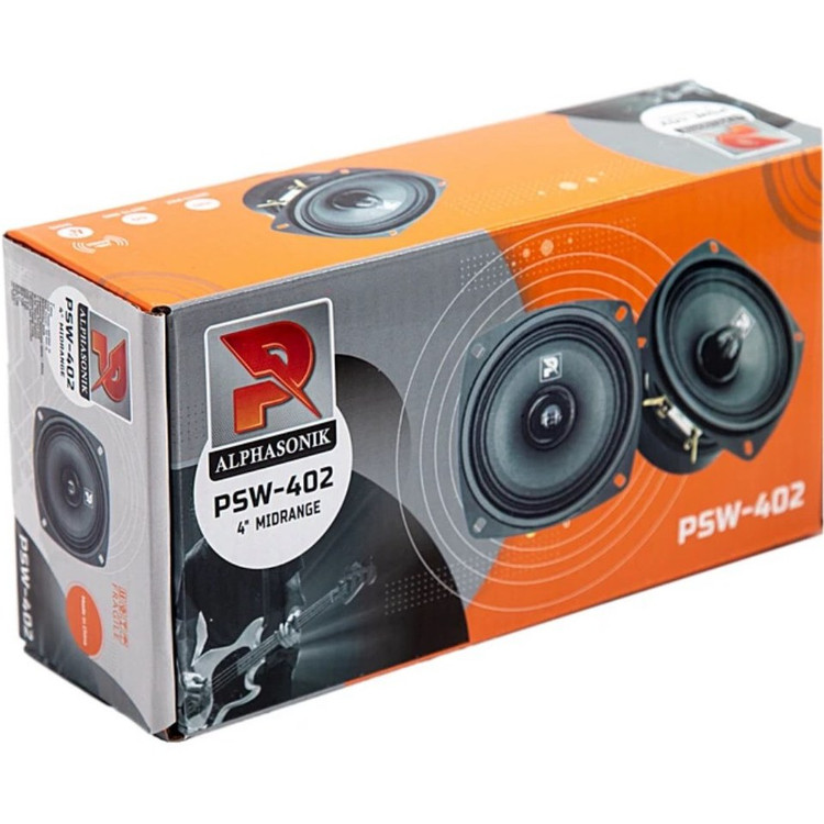 میدرنج 4 اینچ آلفاسونیک مدل PSW-402