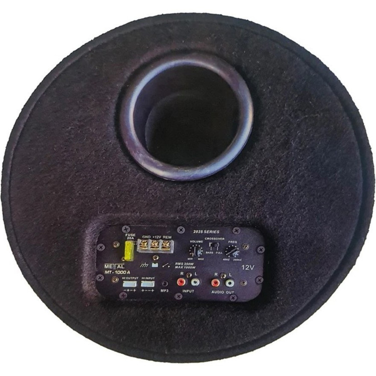 ساب ووفر و باکس پشت خودرو متال مدل اکتیو MT-1000 A سایز 12 اینچ