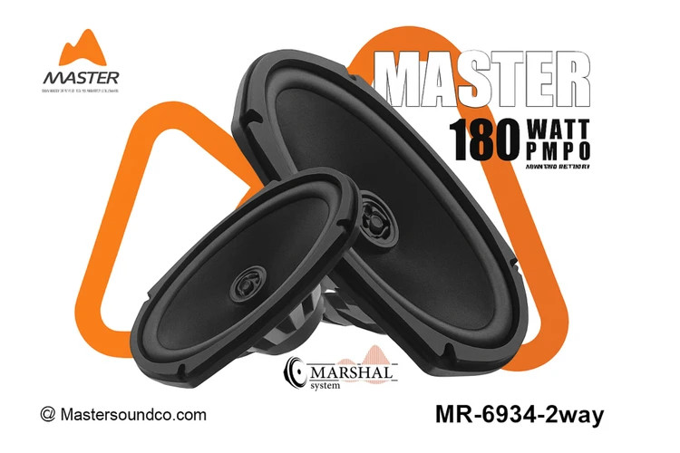 بلندگو بیضی مستر تیوتر دار مدل mr-6934-2way