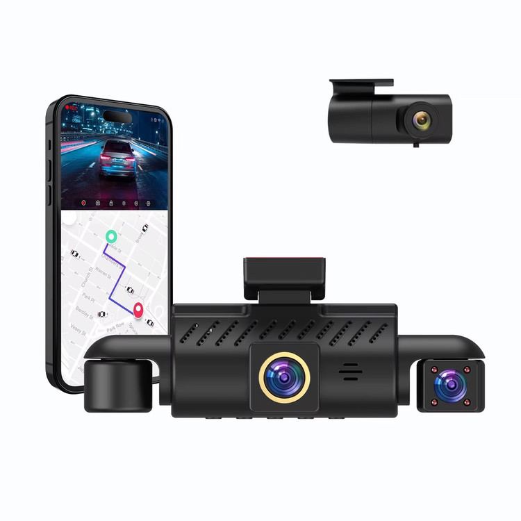 دوربین ثبت وقایع خودرو 4K چهار لنز وایفای مدل YL-A70
